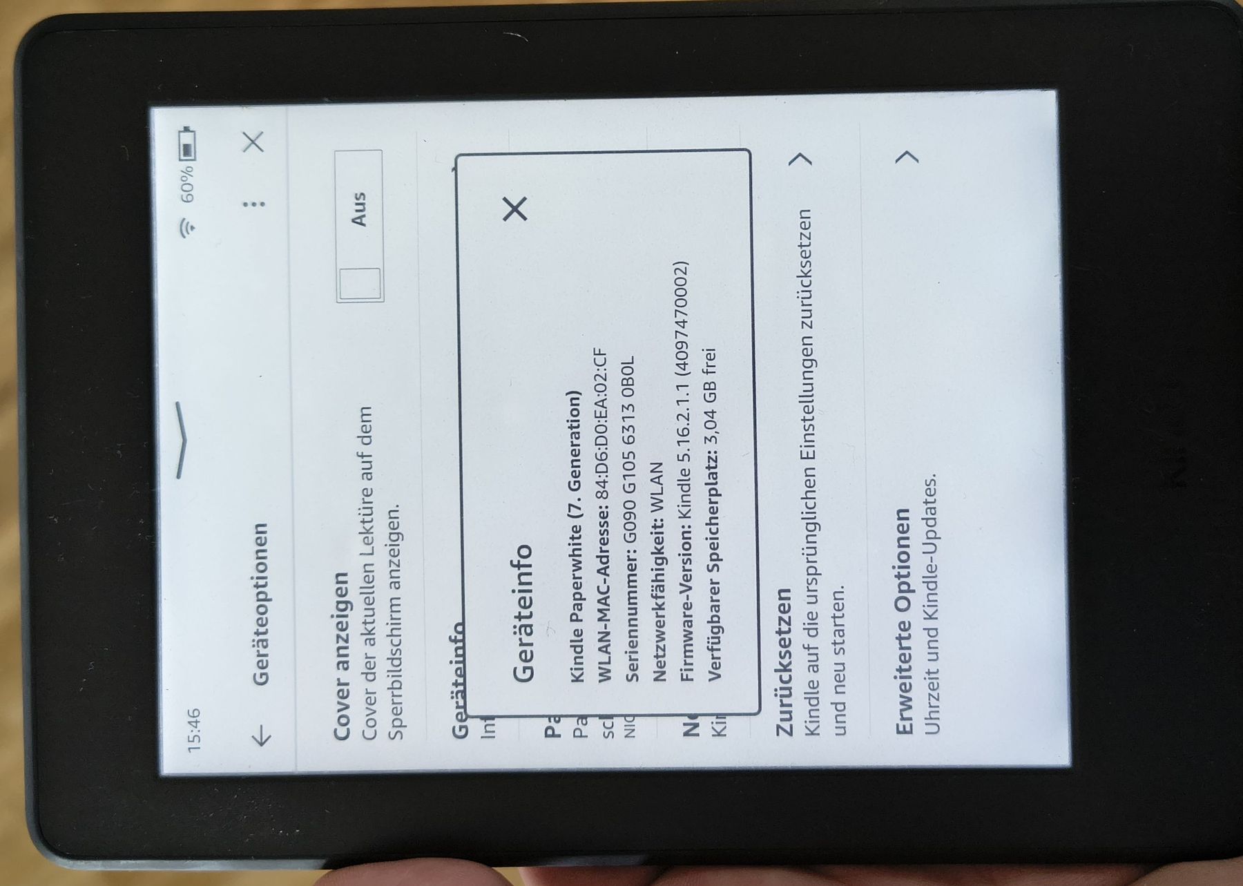 Amazon Tablet PC: Amazon Kindle Paperwhite 7. Gen. gebraucht. – Gebraucht aus Zofingen von and_l6mg