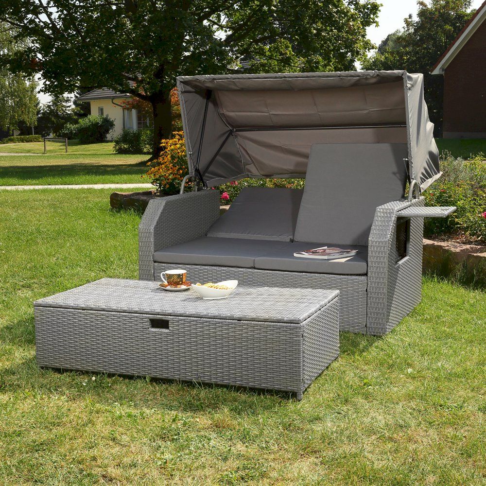 Liegen & Liegestühle: Sonnenbett grau – Neu und originalverpackt aus Bottighofen von zaap 2