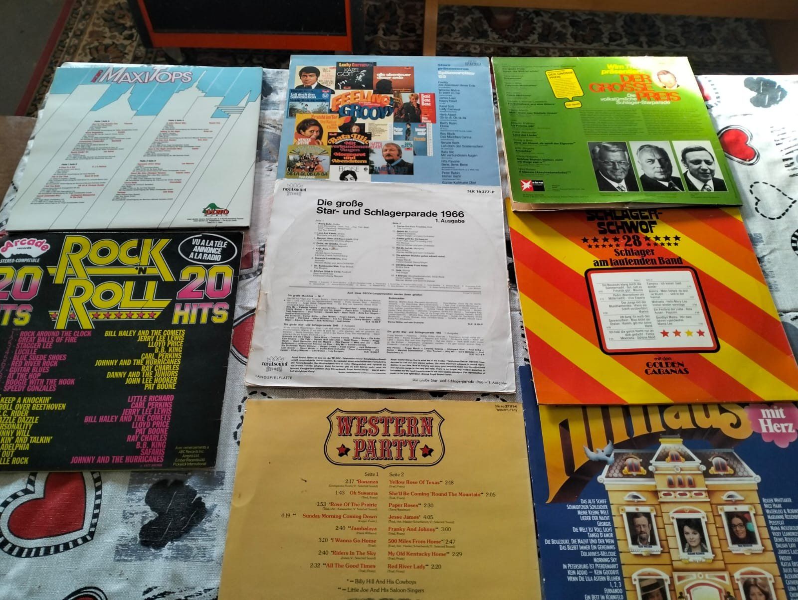 Schallplatten: Sammlung 8 LP's mit Rock/Pop/Schlager/Country – Gebraucht aus Ennetmoos von Billi20 2