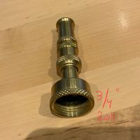 Gartenschlauchspritze Düse aus Messing  (7)