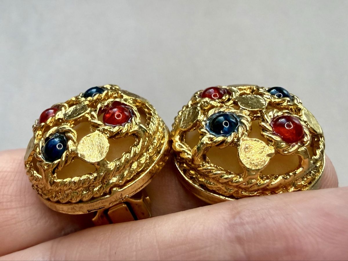 Ohrringe & -stecker: Vintage Clip Ohrringe – Gebraucht aus Lamone von LaCantinaMagica 2