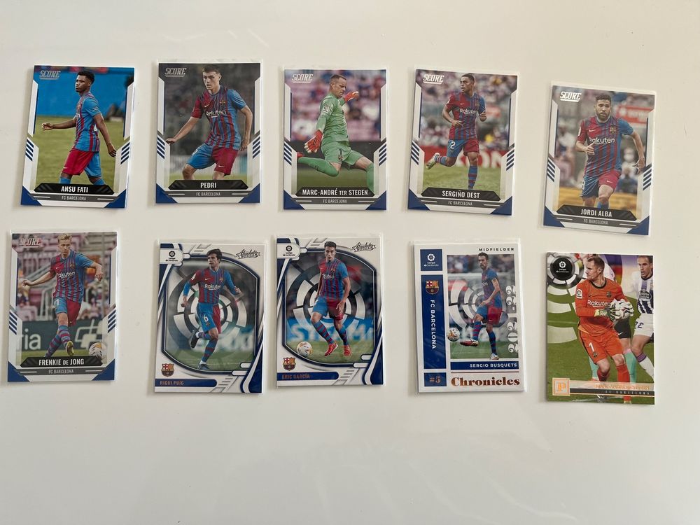 Fc Barcelona Lot Aus Panini 10 Karten | Kaufen Auf Ricardo