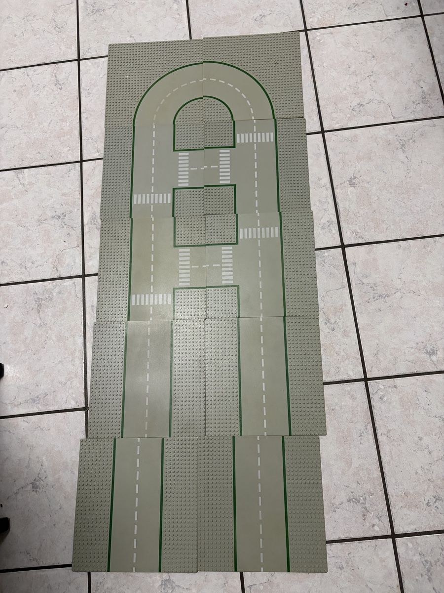 Lego Giocattoli: 10 x Lego Strassen Platten – Usato da Sevelen venduto da gsandax