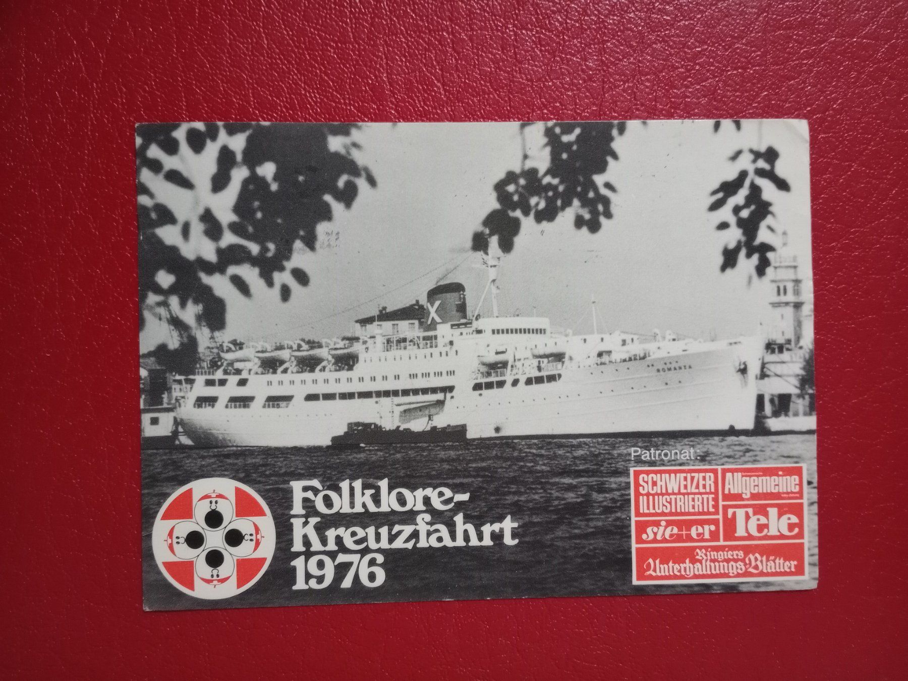 Ansichtskarten: Ak Schiff MV Romanza 1976 Werbung Ringier Medien – Gebraucht aus Küttigen von Melisch1000