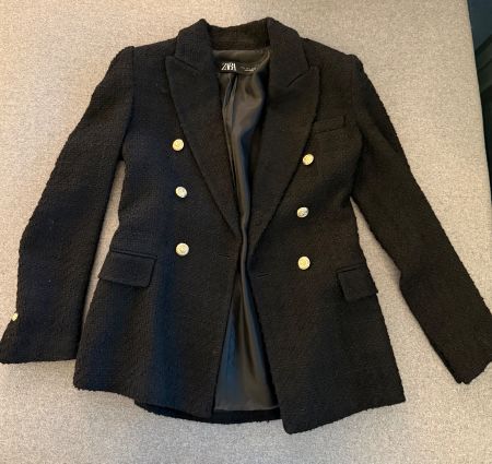 schöner Zara Blazer schwarz (Grösse S)
