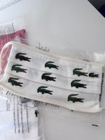 LACOSTE Gesichtsmasken (3er-Set) 100% Baumwolle NEU!