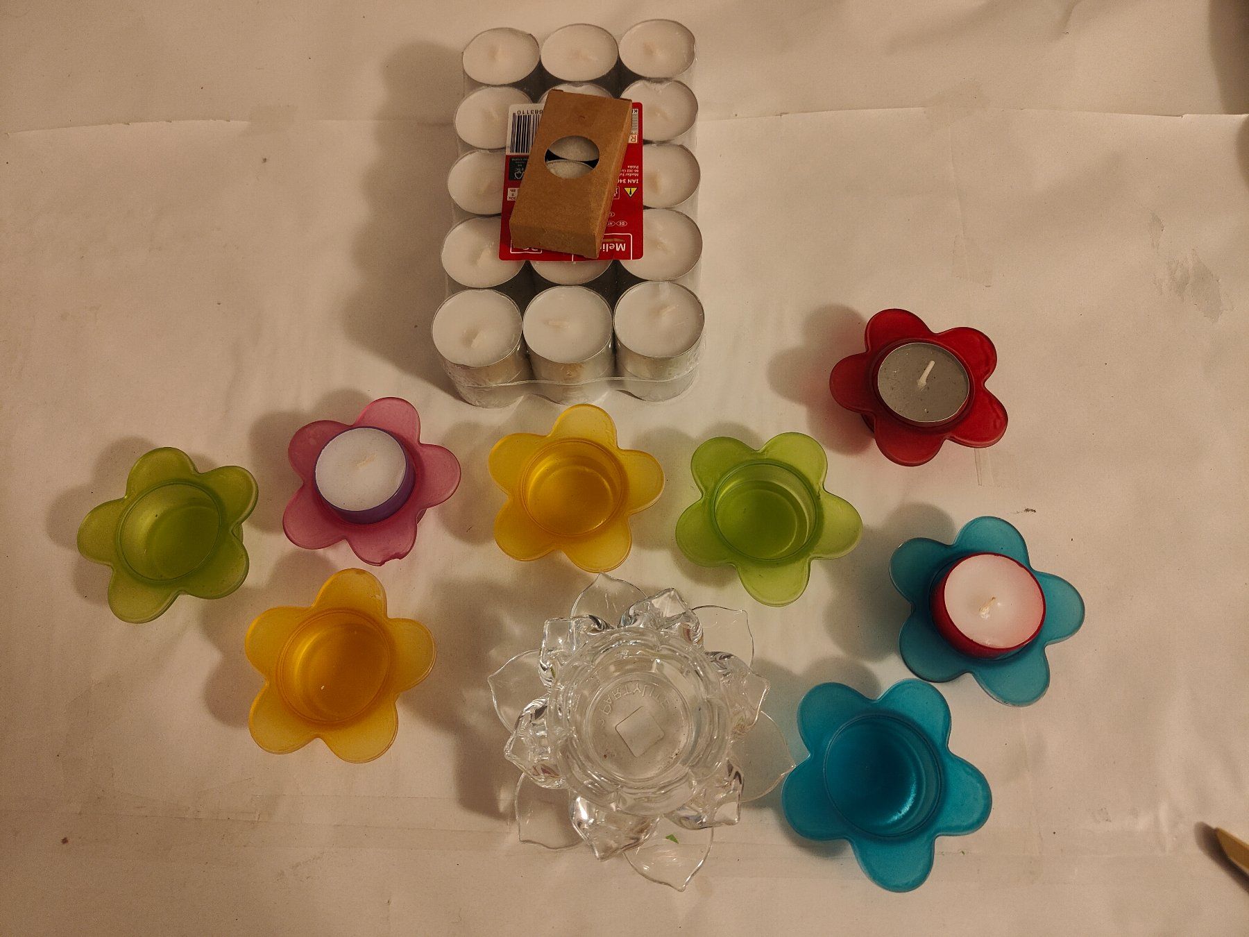 Bougeoirs: Teelichter mit Gläser – Neuf (Voir description) à Studen BE par Paplo