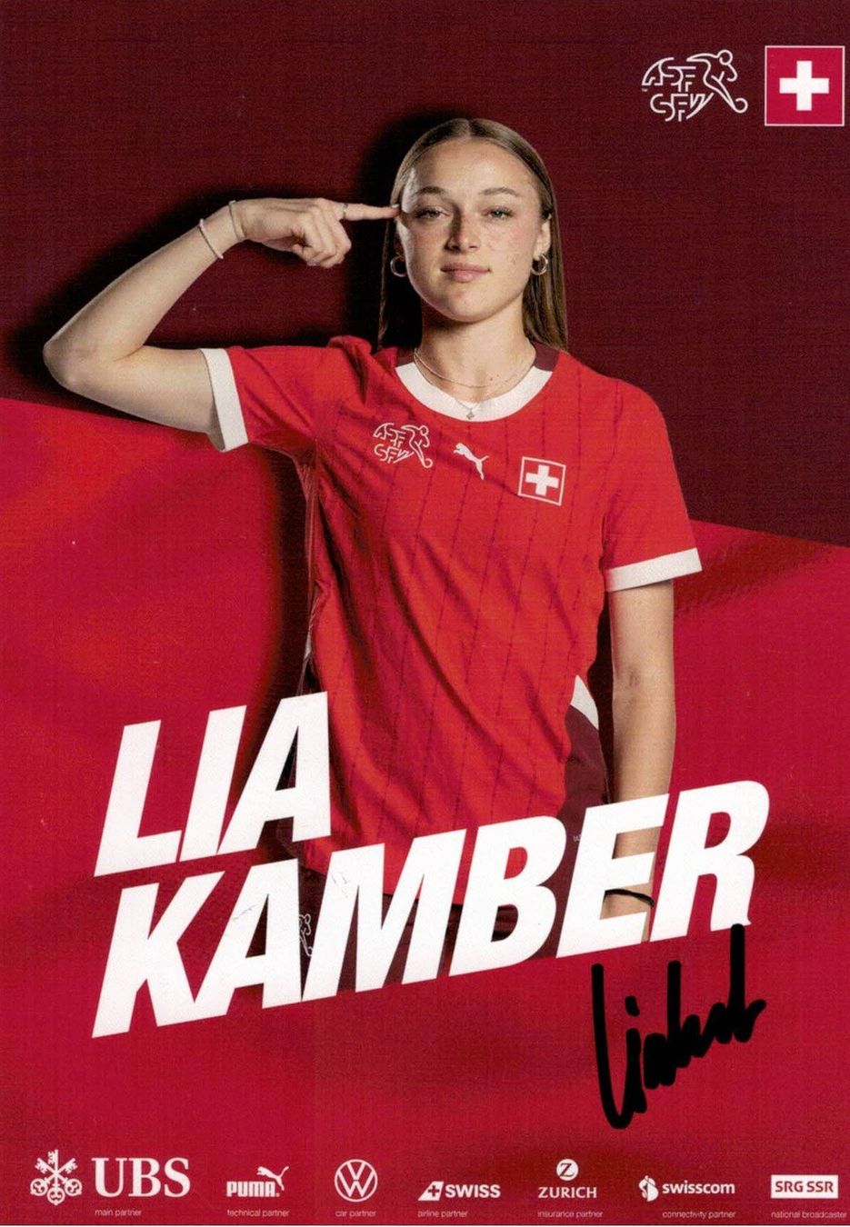 Autogramme: Lia Kamber Autogramm original handsigniert Schweiz 2025 – Neu (gemäss Beschreibung) aus Thalwil von JogaB0nito