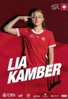 Lia Kamber Autogramm original handsigniert Schweiz 2025