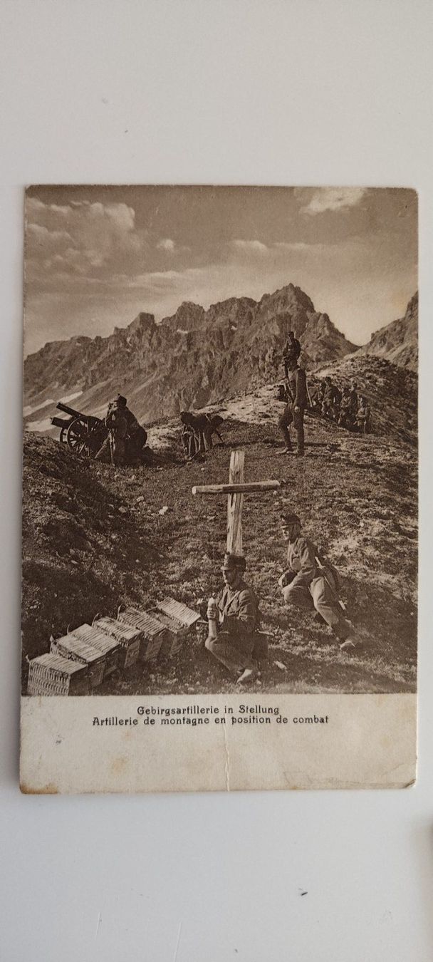 Cartoline postali: Originale alte Ansichtskarte Gebirgsartillerie, dat. 1913 – Difettoso da Ohmstal venduto da Lebensfreude05