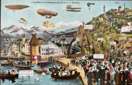 Luzern LU Luzern in der Zukunft Nr.98765 , ca.1920