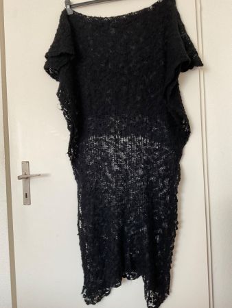 ROSAMUNDA Wolle Angora Kid Mohair Schal ca 80 x 210 cm Sw