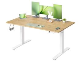 Höhenverstellbarer Schreibtisch elektrisch 140x80cm STELLAR