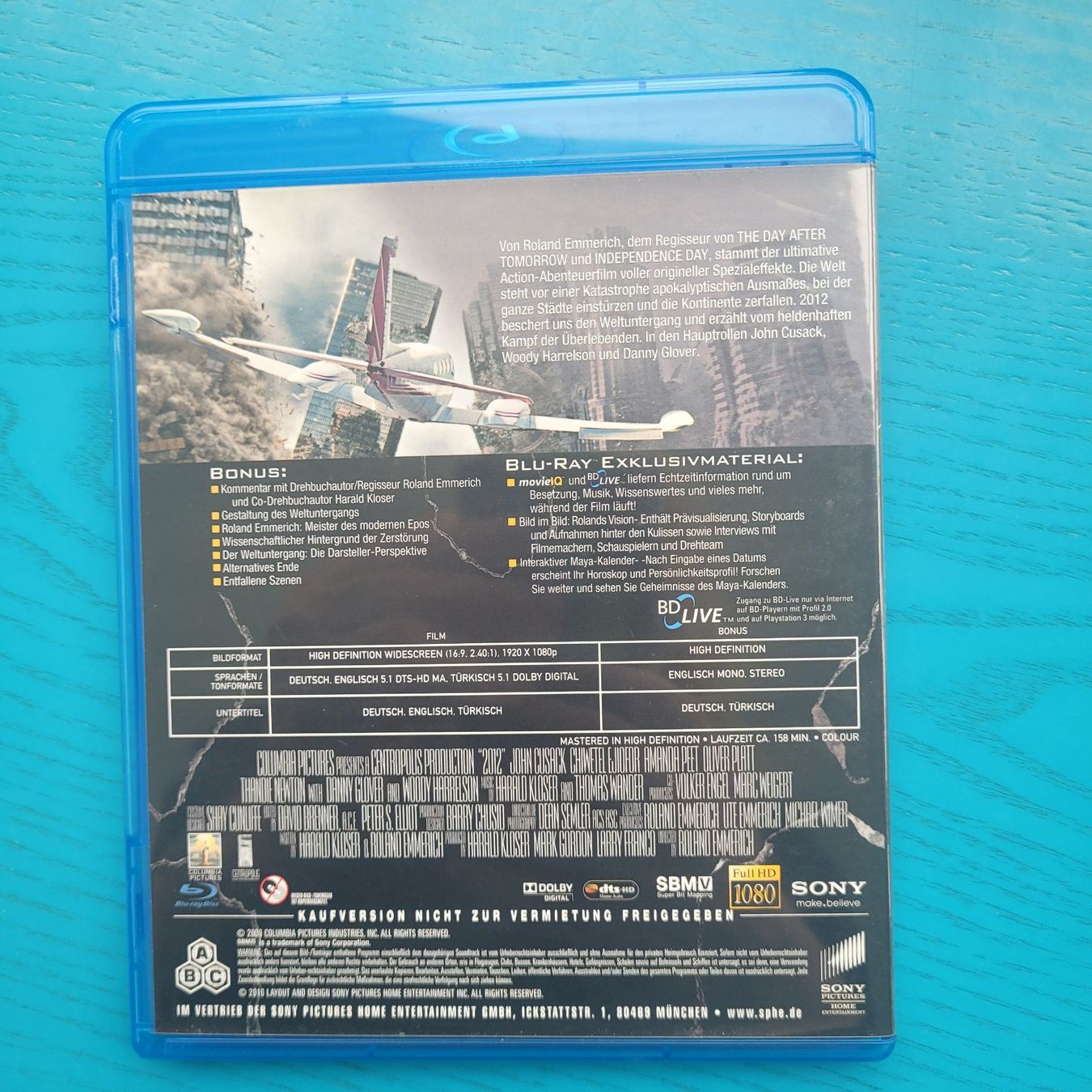 Tutti i DVDs: 2012 ( wir waren gewarnt) - Blu ray – Usato da SCHÜBELBACH venduto da CoKaHa 1