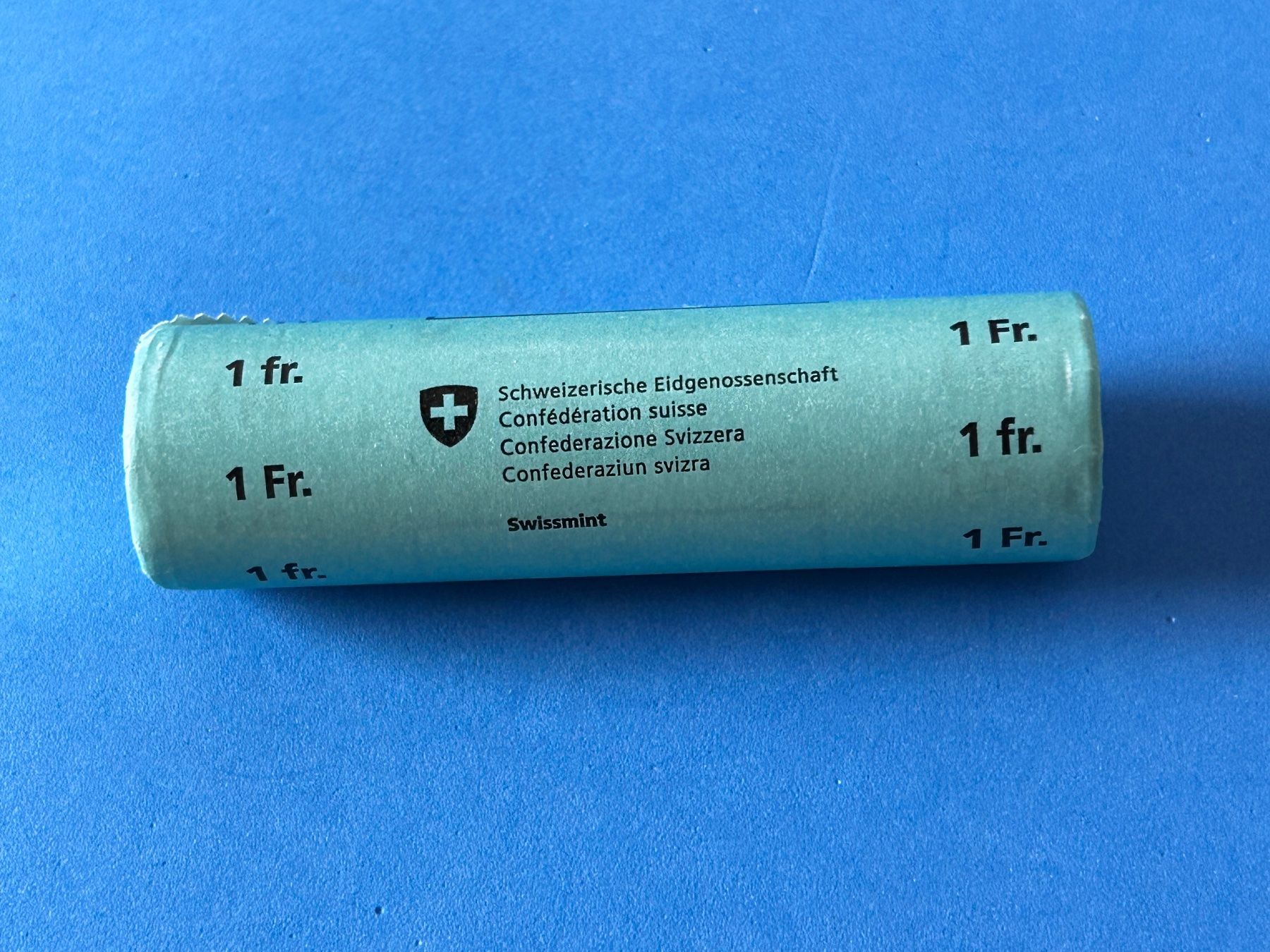 Tutti le monete: 1 Franc / Franken 2023 UNC coin roll – Nuovo (secondo la descrizione) da Corcelles NE venduto da AJKader 4