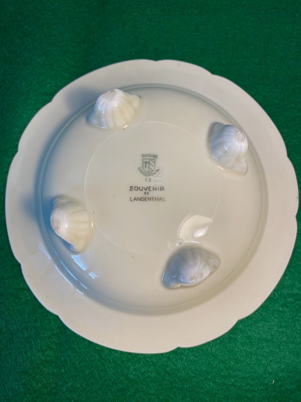 Coupes: "Souvenir de Langenthal", antik mit Goldrand – D'occasion à Utzigen par Lasagne99 1
