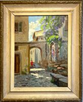 Otto Perlasca - Gandria Tessin (Öl-Gemälde) Nr. 568