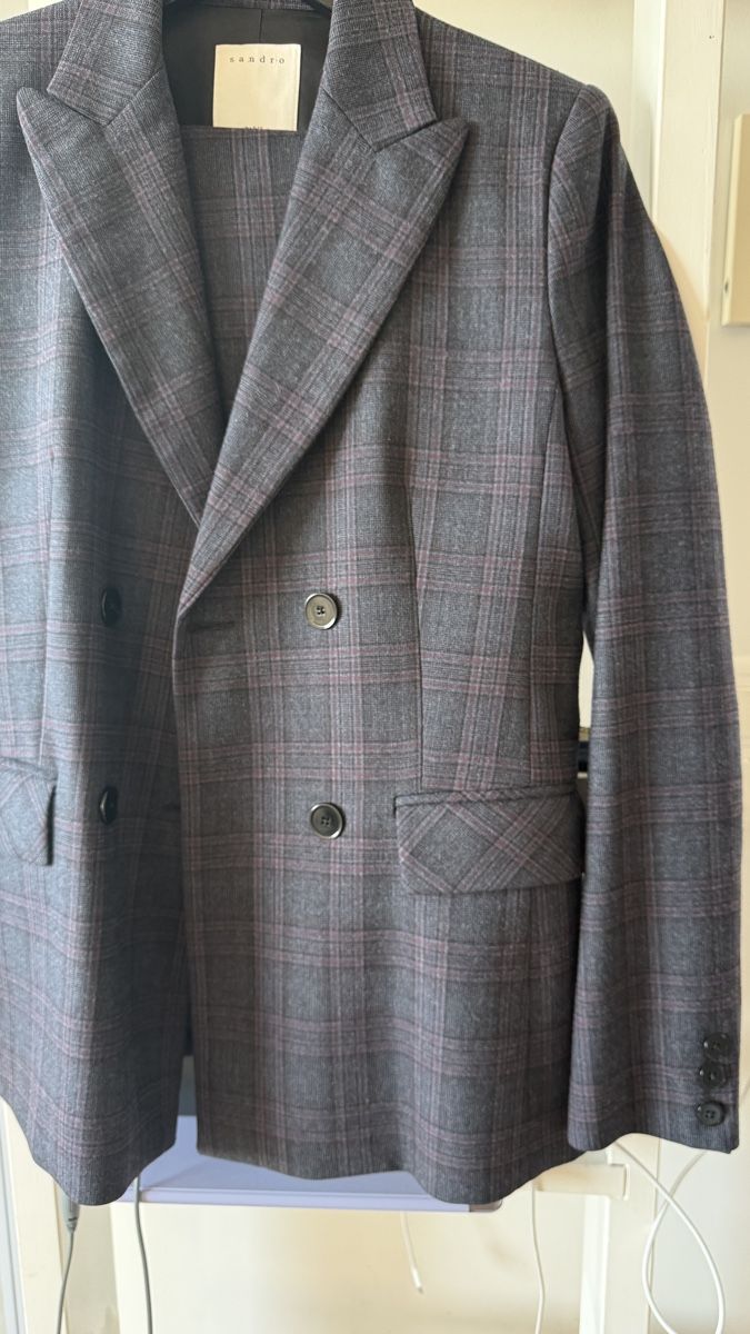 Sandro Completi & Tailleur: Sandro Women's Check Suit, Size 36 – Usato da zug venduto da Inaar 1