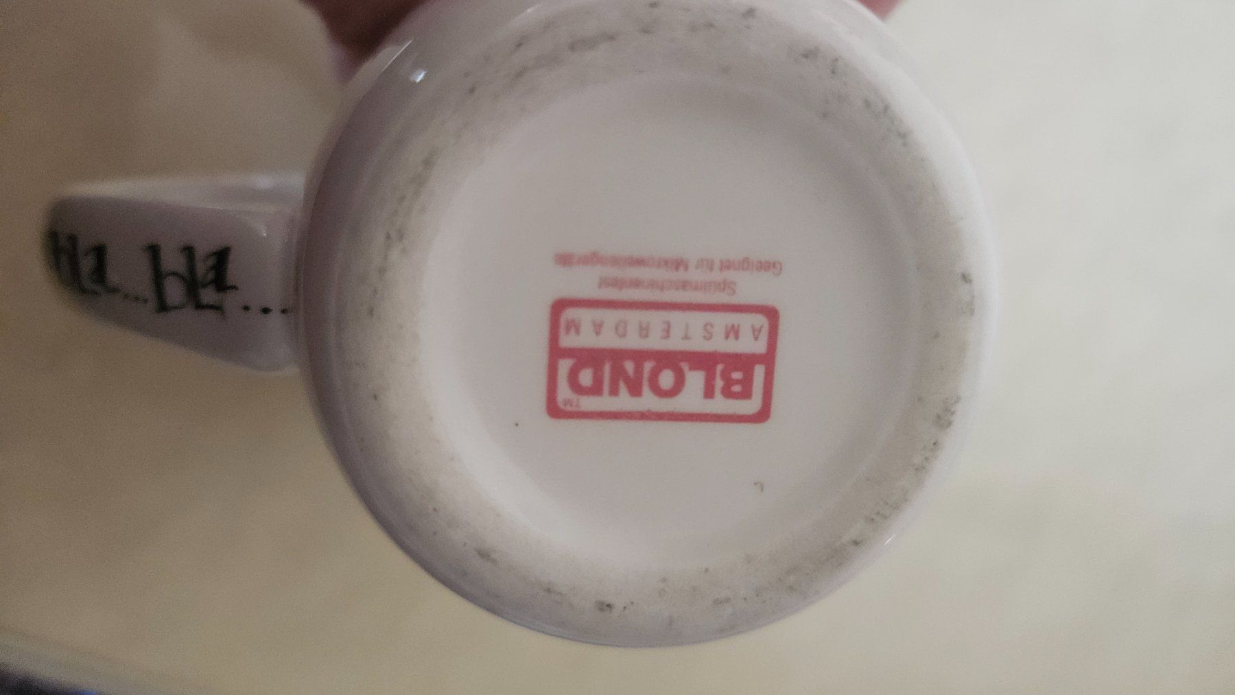 Tazze: Tazza da tè trilingue (FR/DE/IT) marca Blond – Usato da Melano venduto da H-Sara 3