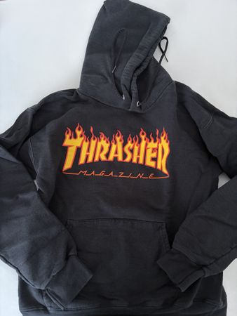 Thrasher Magazine Kapuzenpullover schwarz guter Zustand