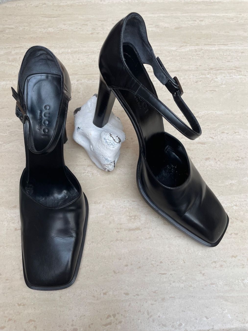 Gucci Scarpe da donna: Vintage Gucci Leder High Heels Gr.39.5 – Usato da Zürich venduto da joc_777