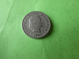 Schweiz 1884, 10 Rappen