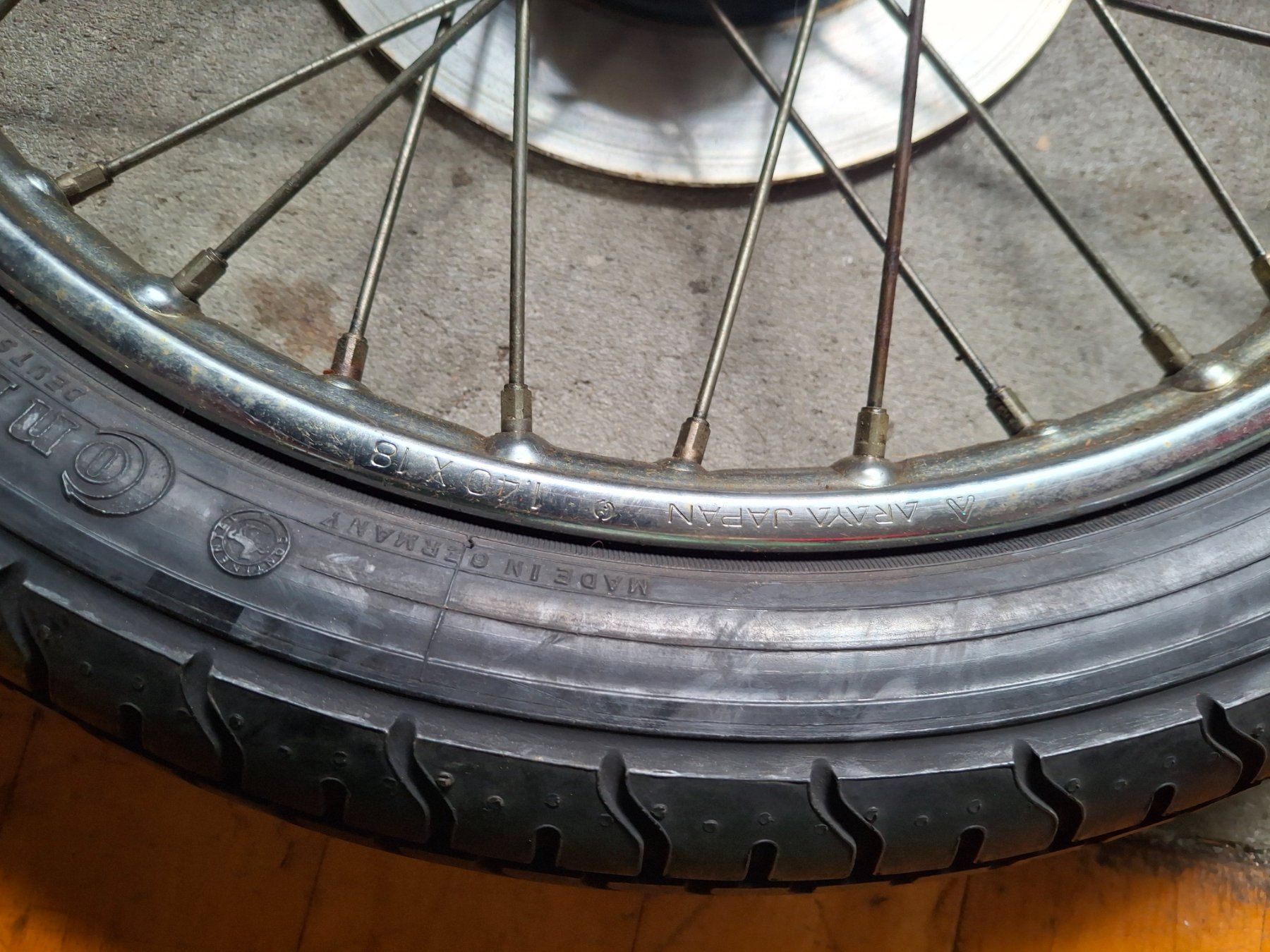 Yamaha Tutti i ricambio per moto: YAMAHA RS125 VORDERRAD 1977 - 1982 OLDTIMER CAFERACER – Usato da Wängi venduto da Toeff85 3