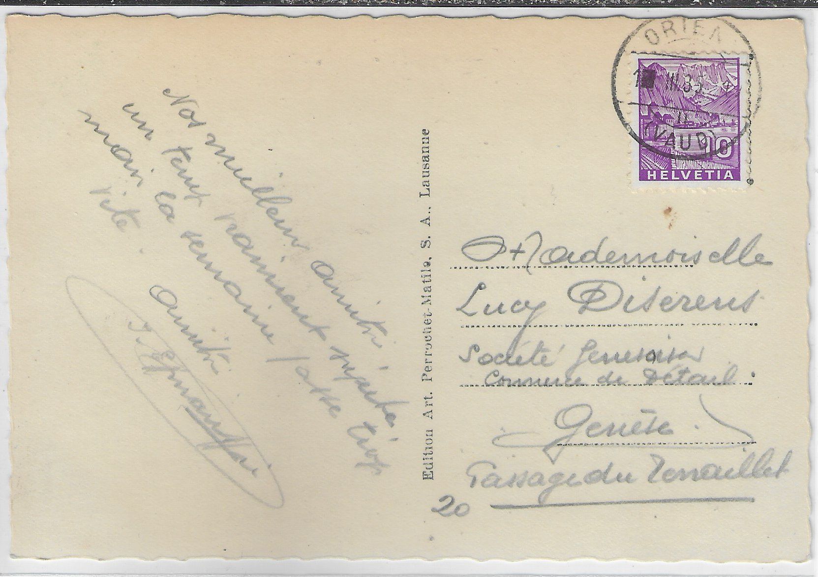 Cartoline postali: L'Abbaye et Lac de Joux – Usato da Ettingen venduto da Kartenplanet 1