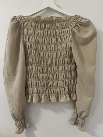 Bluse Beige, Gr.XS