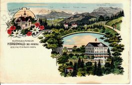 Kurhaus Pension Hergiswald bei Kriens  1917