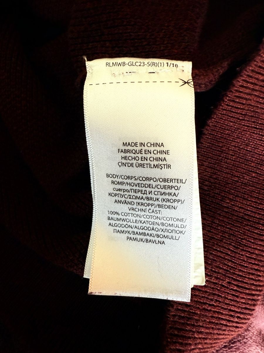 Ralph Lauren Maglioni & Felpe: Pull Ralph Lauren bordeaux, taille L – Usato da Monthey venduto da Joseph-29 4