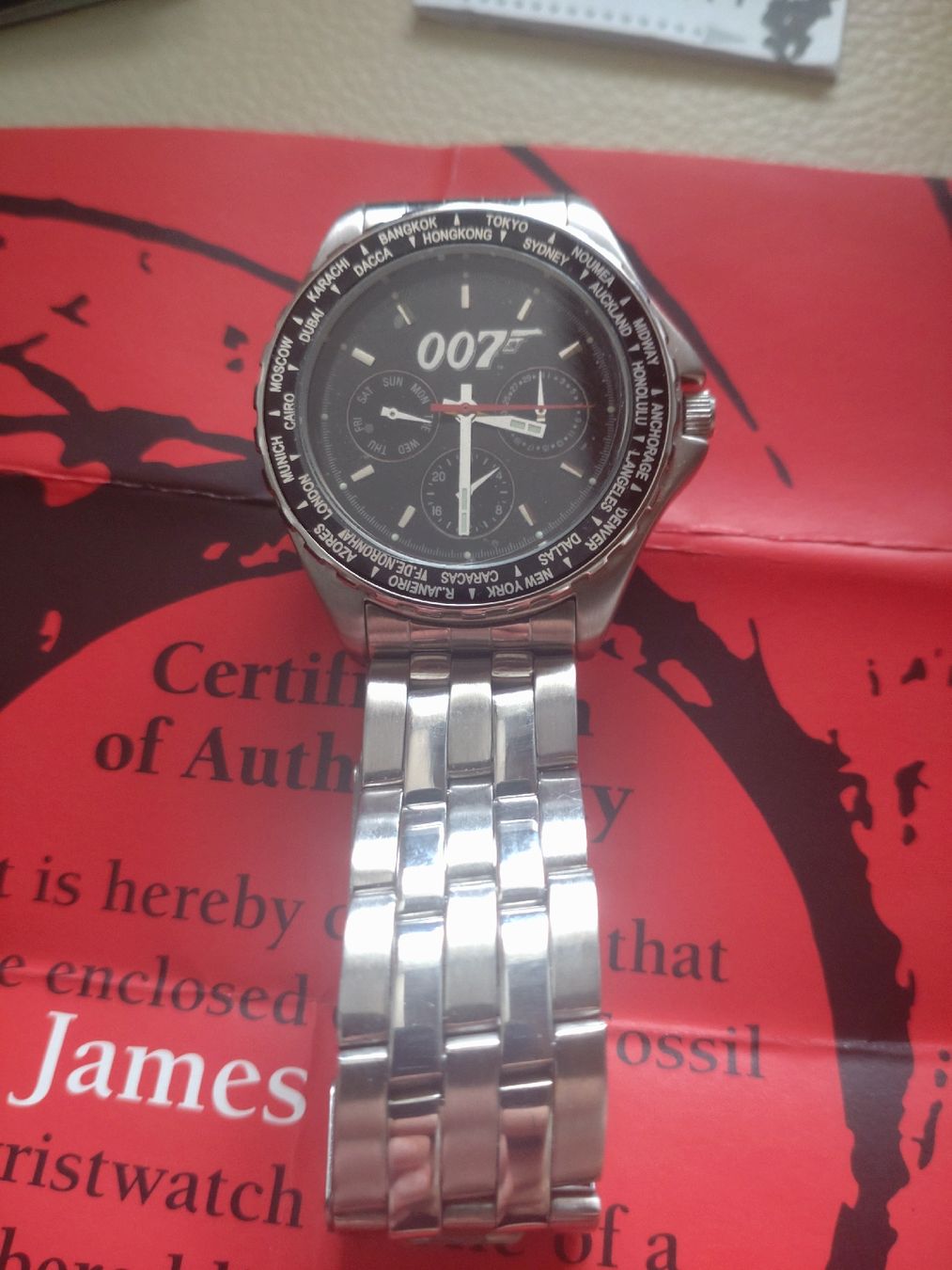 Fossil Orologi: Fossil 007 James Bond Uhr – Nuovo (secondo la descrizione) da Buttikon SZ venduto da Snowman6381