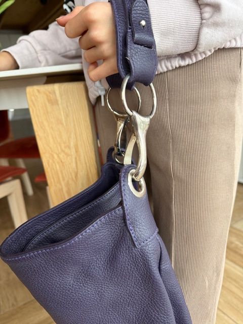Borse da donna: Sac cuir violet – Usato da Enges venduto da cordec 3