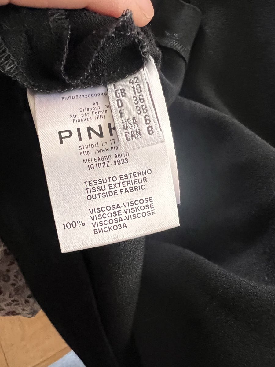 Pinko Vestiti: Kleid Pinko, Gr. 36, schwarz – Usato da Solothurn venduto da Brini06 3