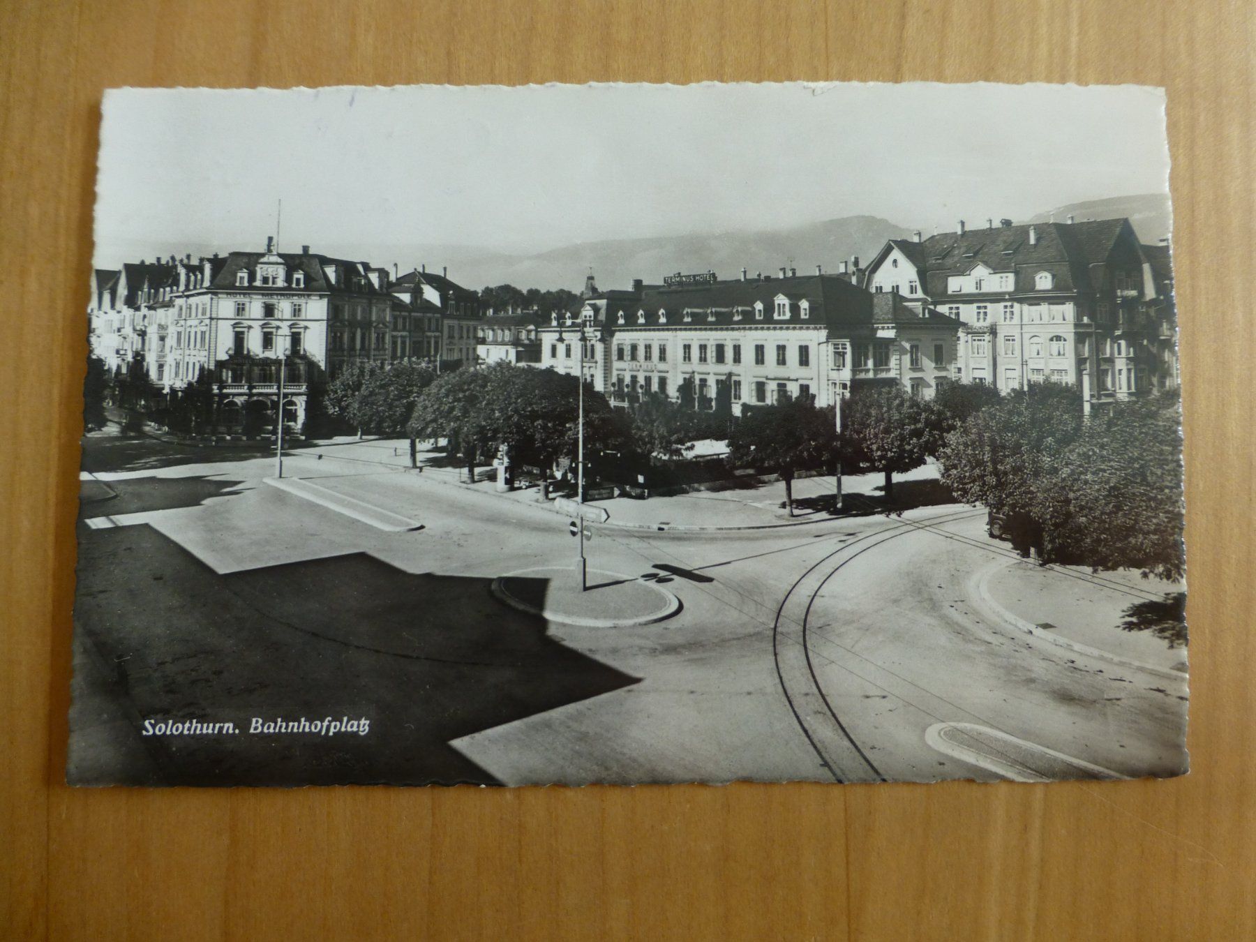 Cartes postales: Solothurn, Ansichtskarte Bahnhofplatz, Feldpost Stempel – D'occasion à Bettlach par 1saurer