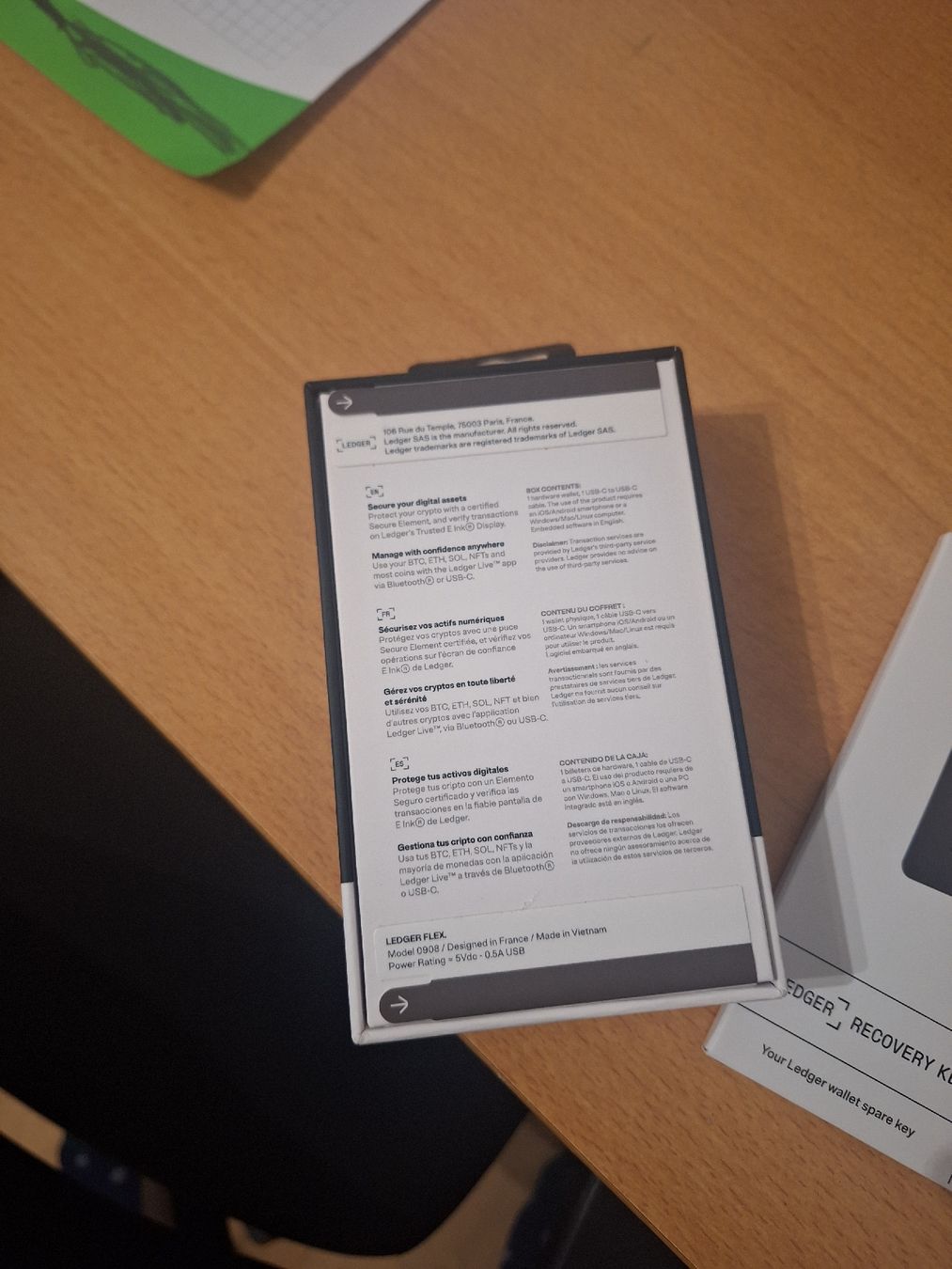 Portafogli: Ledger Flex Krypto Wallet + Recovery Key - NEU! – Nuovo e nell'imballaggio originale da Niedergampel venduto da w4Rd3n87 1