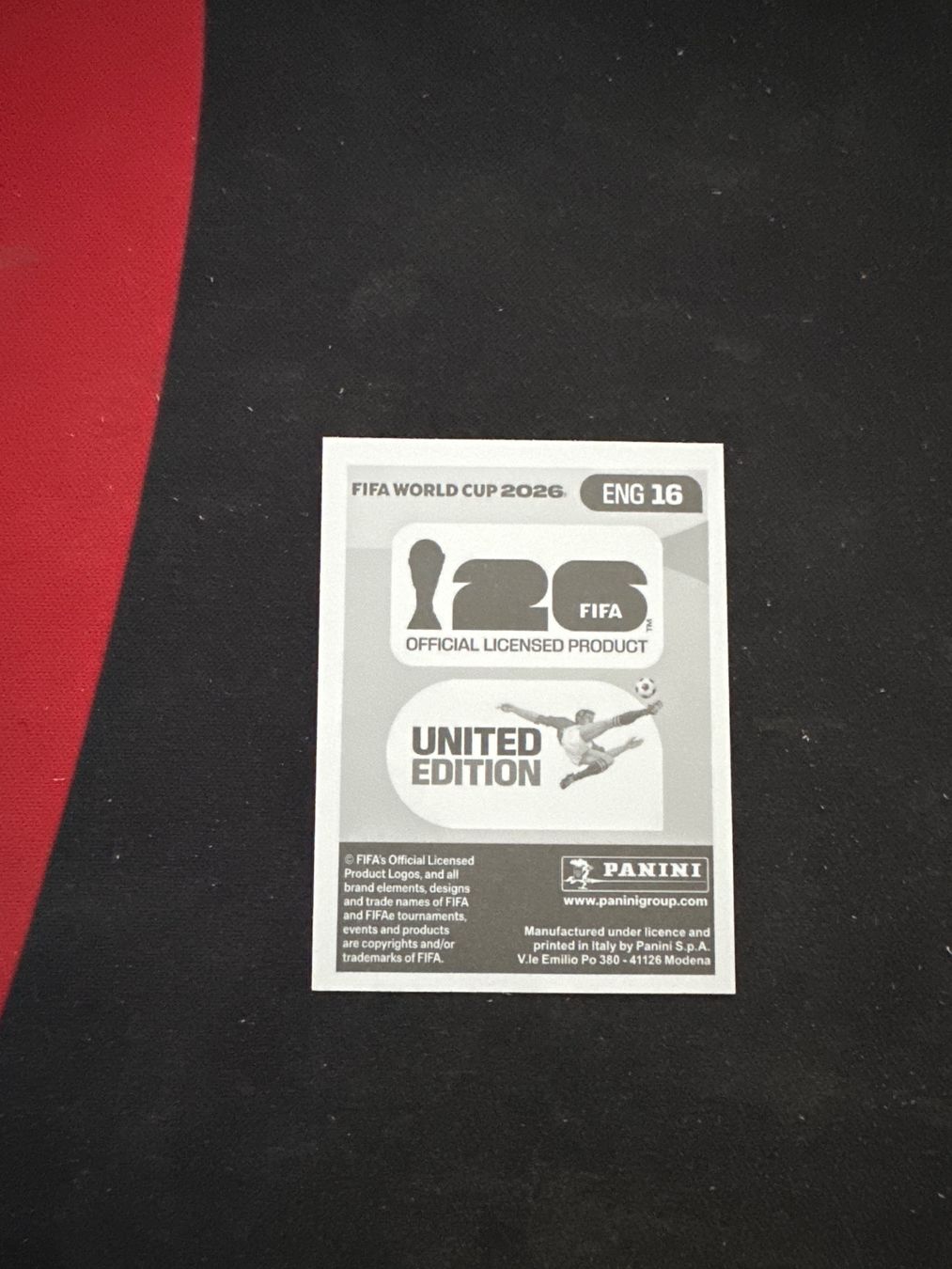Panini Sammelbilder & Trading cards: Panini FIFA WM 2026 Sticker - ENG 16 – Gebraucht aus Sulz AG von DealWerk 1