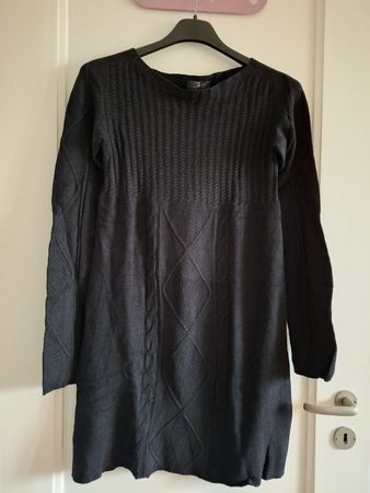 Abito in maglia Jei-O nero, Made in Italy, Taglia M