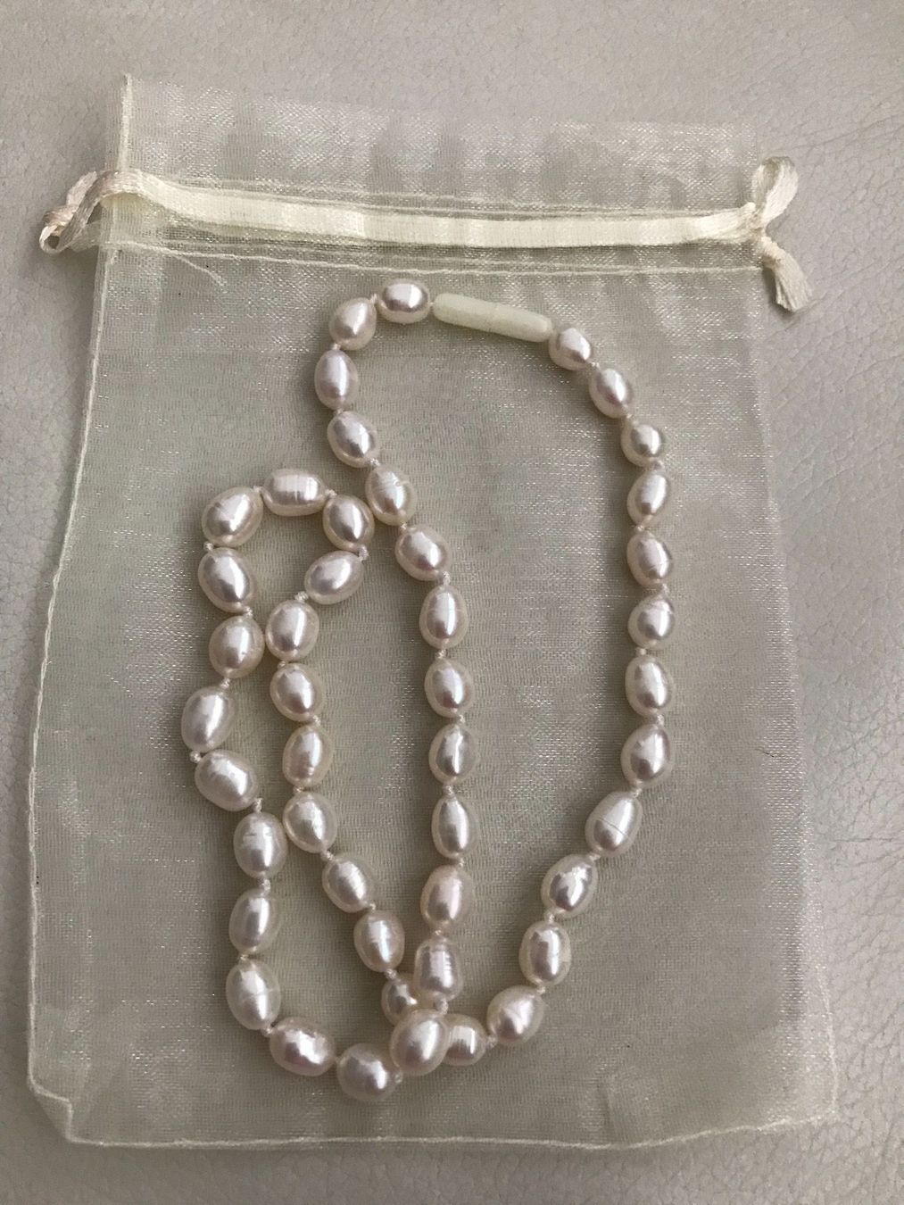 Perle (finte): Süsswasserperle Kette (Neu) – Nuovo e nell'imballaggio originale da glattbrugg venduto da tto_9tyc 1