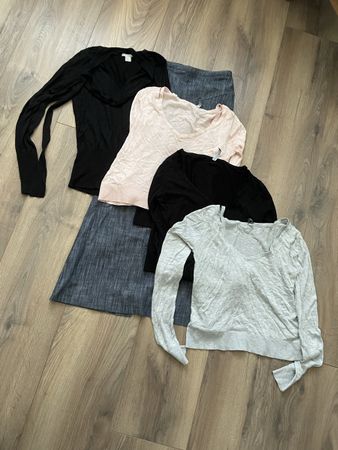 Damen Kleiderpaket 5 Teile Pullis und Rock