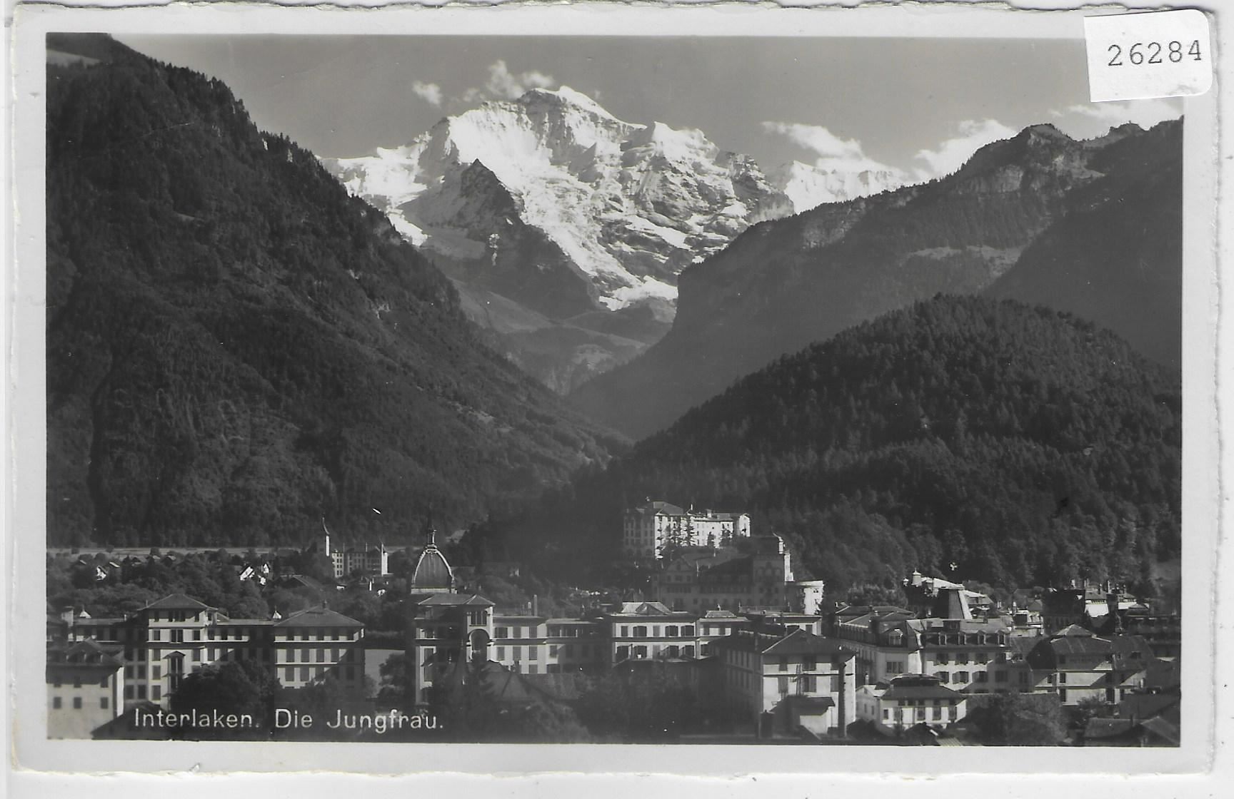 Cartoline postali: Interlaken - Die Jungfrau – Usato da Ettingen venduto da Kartenplanet