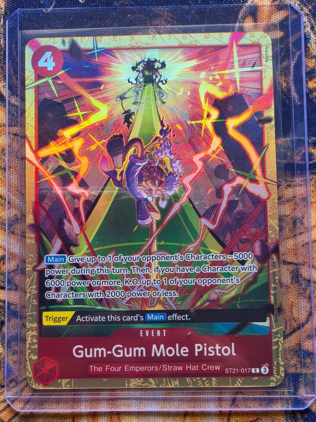 Bandai Sammelbilder & Trading cards: One Piece Gum Mole Pistol – Gebraucht aus Genestrerio von AM_98