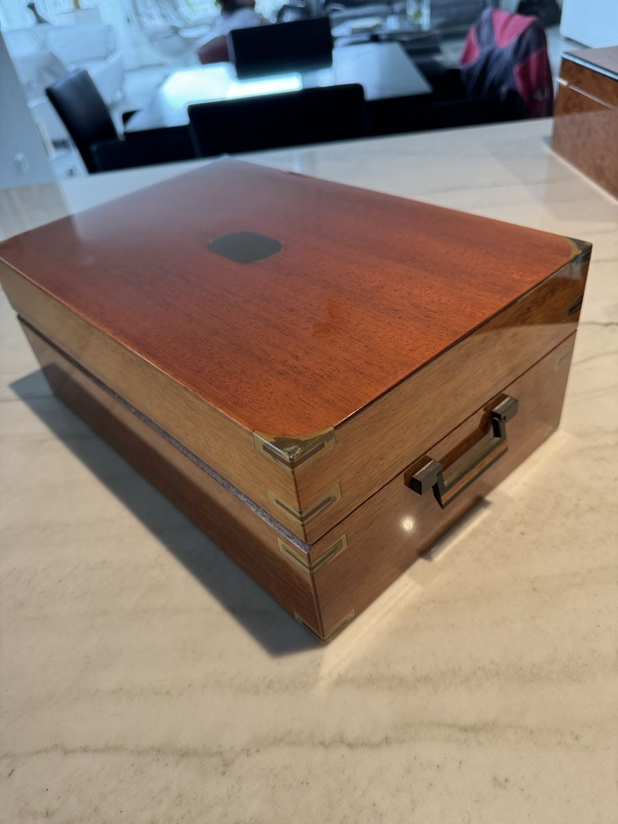 Davidoff Humidore: Humidor Davidoff Marine mit orig. Schere – Gebraucht aus Safenwil von Corahund 2