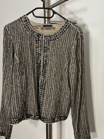 Magnifique veste de soirée à sequins,IKKS, taille 38