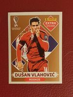 Panini Qatar 2022 DUŠAN VLAHOVIC EXTRA STICKER ROOKIE Bronze