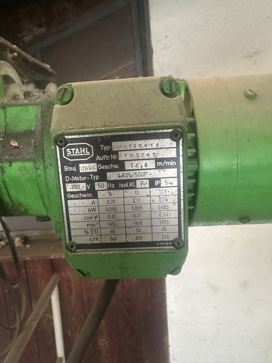 Paranco multiuso: Kettenzug – Usato da Dietikon venduto da boot32 4