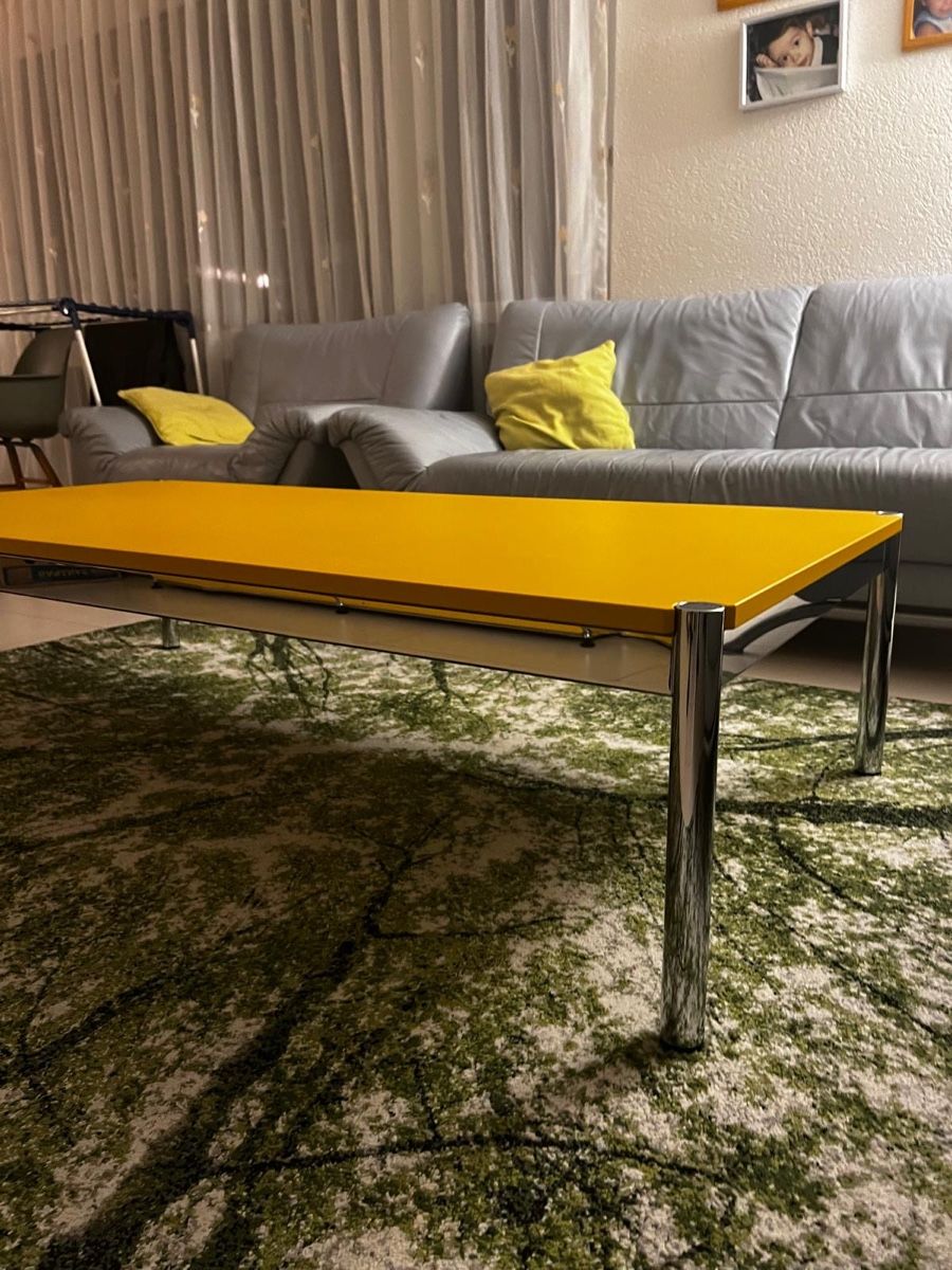 USM Tavoli: Moderner USM Couchtisch Gelb/Chrom – Usato da Oensingen venduto da jasusd 1
