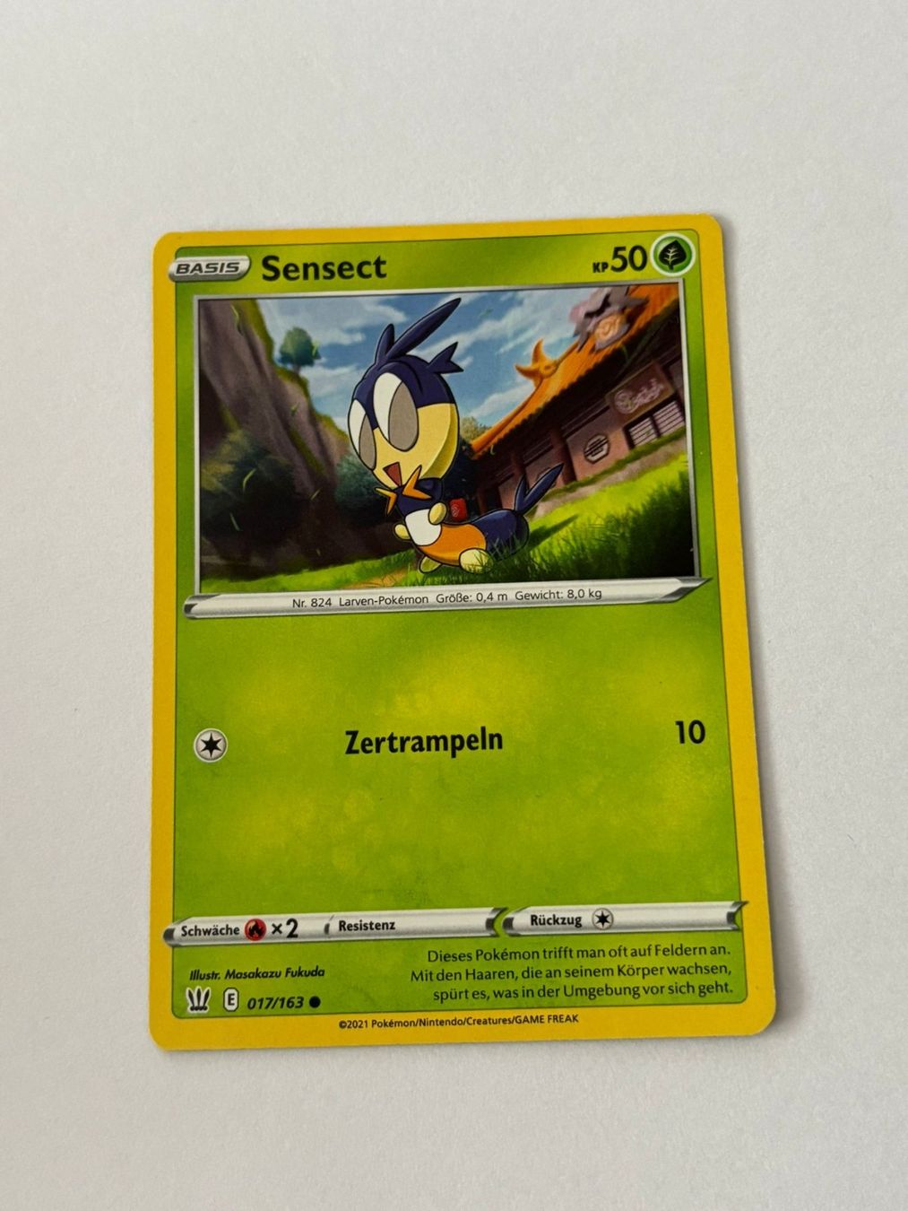 Pokémon Carte collezionabili: Pokemon-Karte Sensect 017/163 – Usato da Herisau venduto da Seyashop1