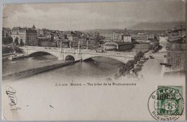 GENÈVE  -  Vue prise de la Coulouvrenière - Tram - 1904