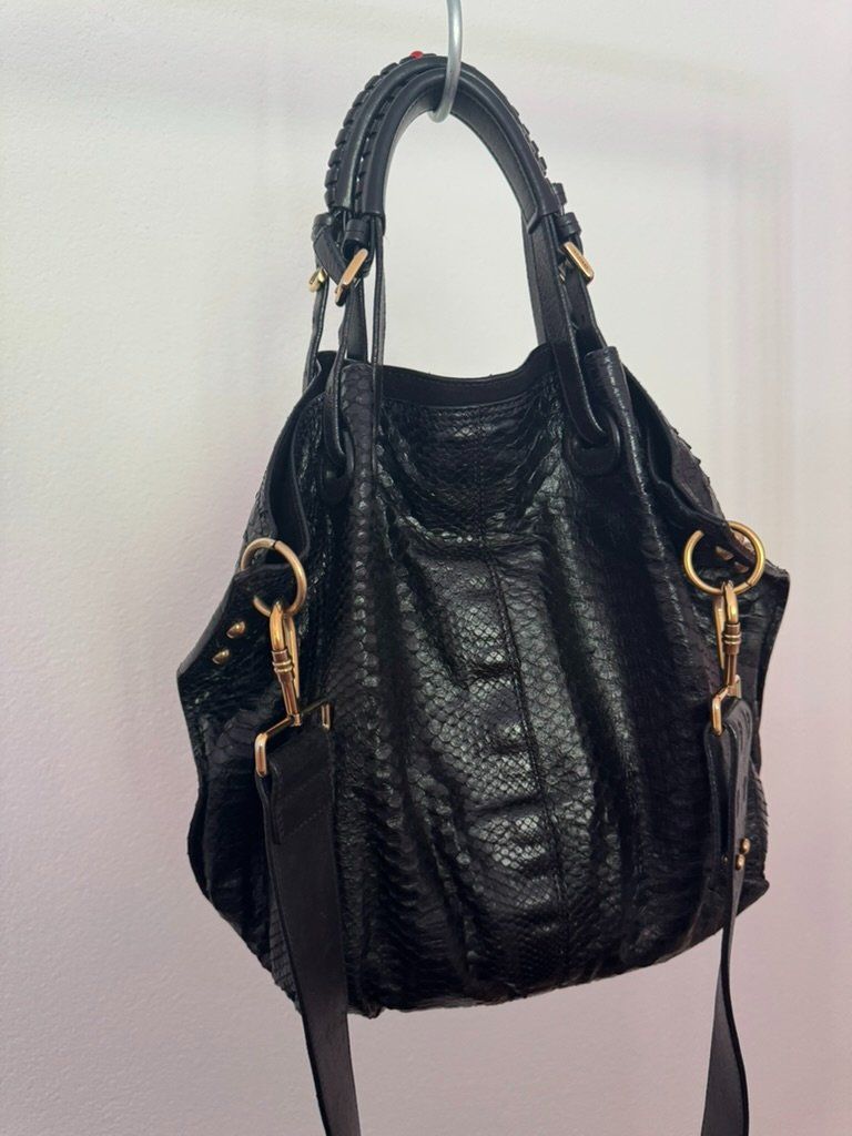 Borse da donna: Handtasche Krokoleder Mabiani – Usato da St. Gallen venduto da schwarzundweiss